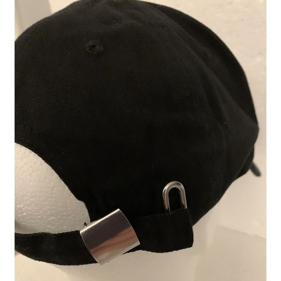 Waynes World Hat Cap Adjustable Black TV Show Movie Garth Mens 90s - Picture 7 of 14